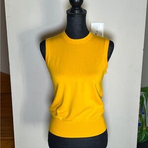 Yellow Sleeveless Sleeveless Top